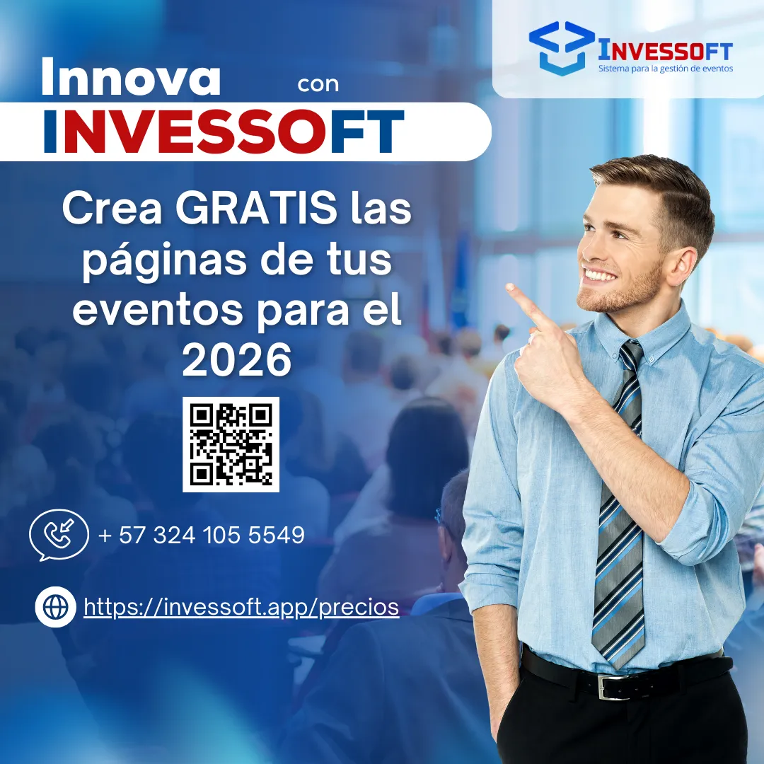 Crea tu sitio web gratis para eventos 2026